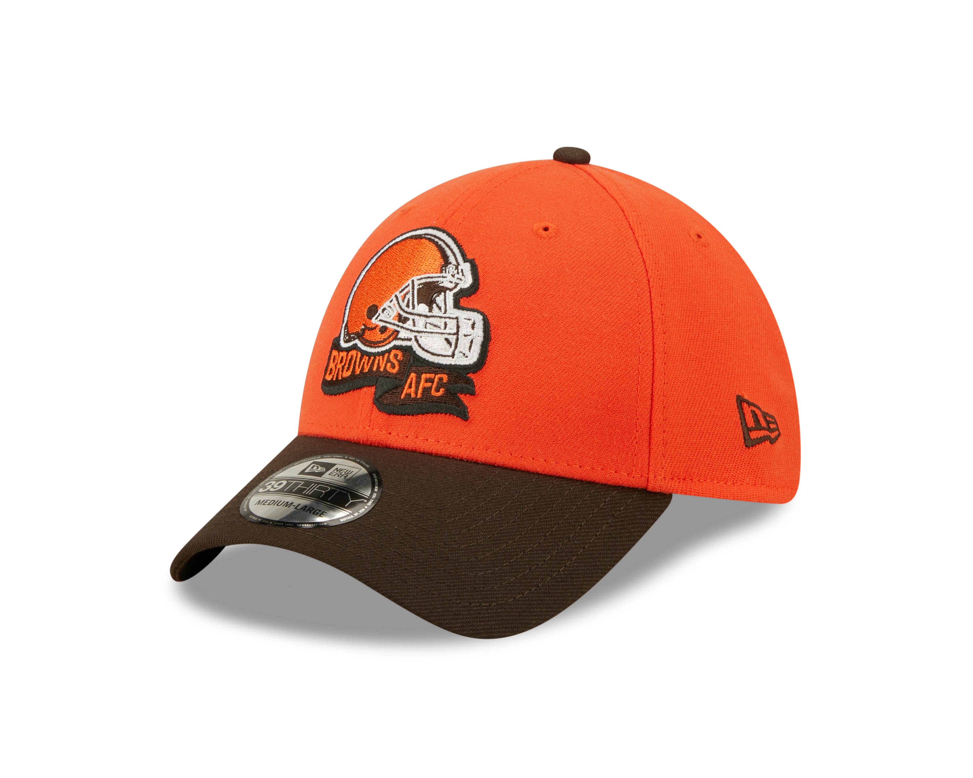 Cleveland Browns NFL Sideline 2022 39THIRTY Stretch Fit Cap - Orange - Headz Up 