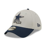 Dallas Cowboys NFL Sideline 2022 39THIRTY Stretch Fit Cap - Grey/Navy - Headz Up 
