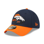 Denver Broncos NFL Sideline 2022 39THIRTY Stretch Fit Cap - Navy/Orange - Headz Up 