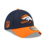 Denver Broncos NFL Sideline 2022 39THIRTY Stretch Fit Cap - Navy/Orange - Headz Up 