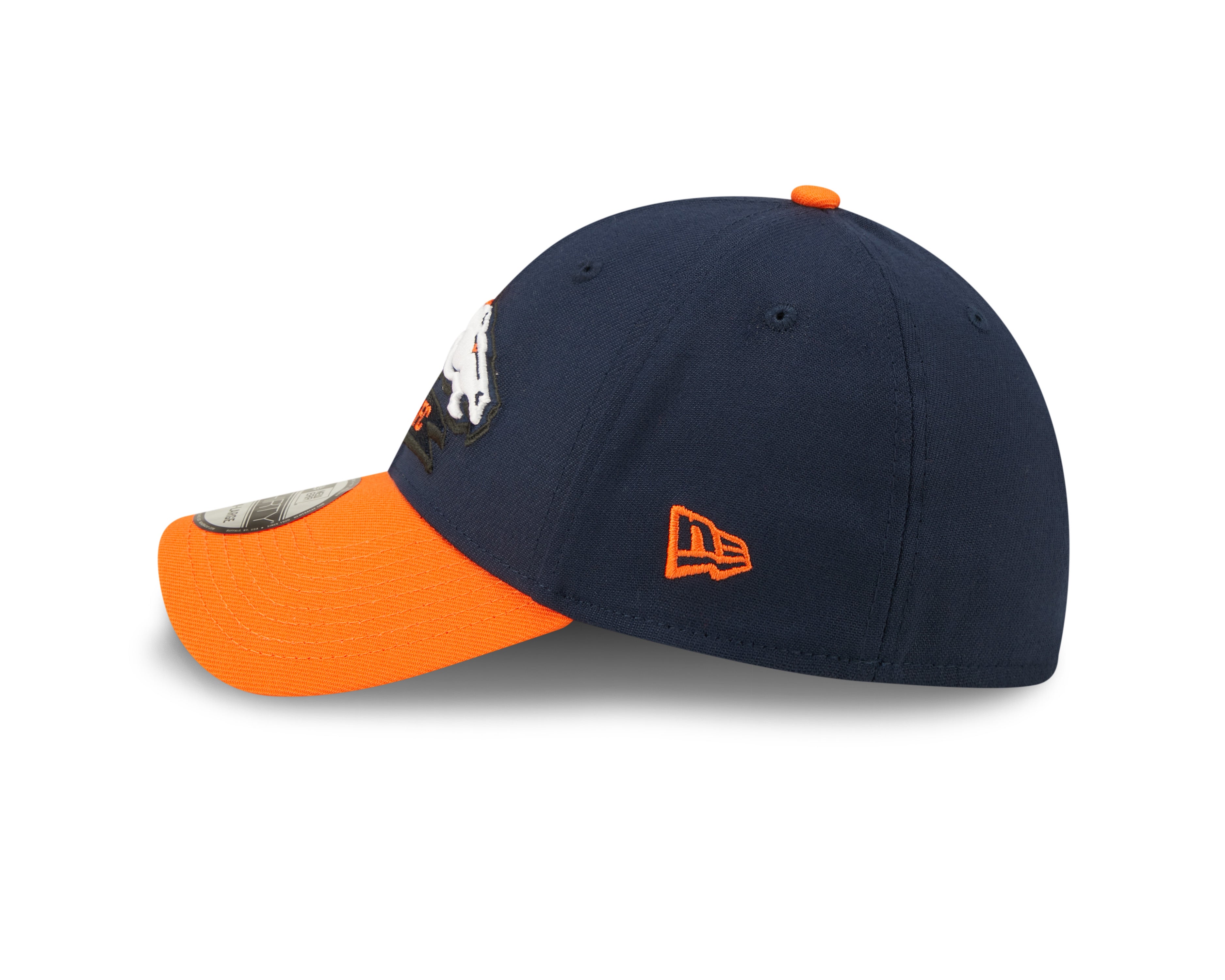 Denver Broncos NFL Sideline 2022 39THIRTY Stretch Fit Cap - Navy/Orange - Headz Up 