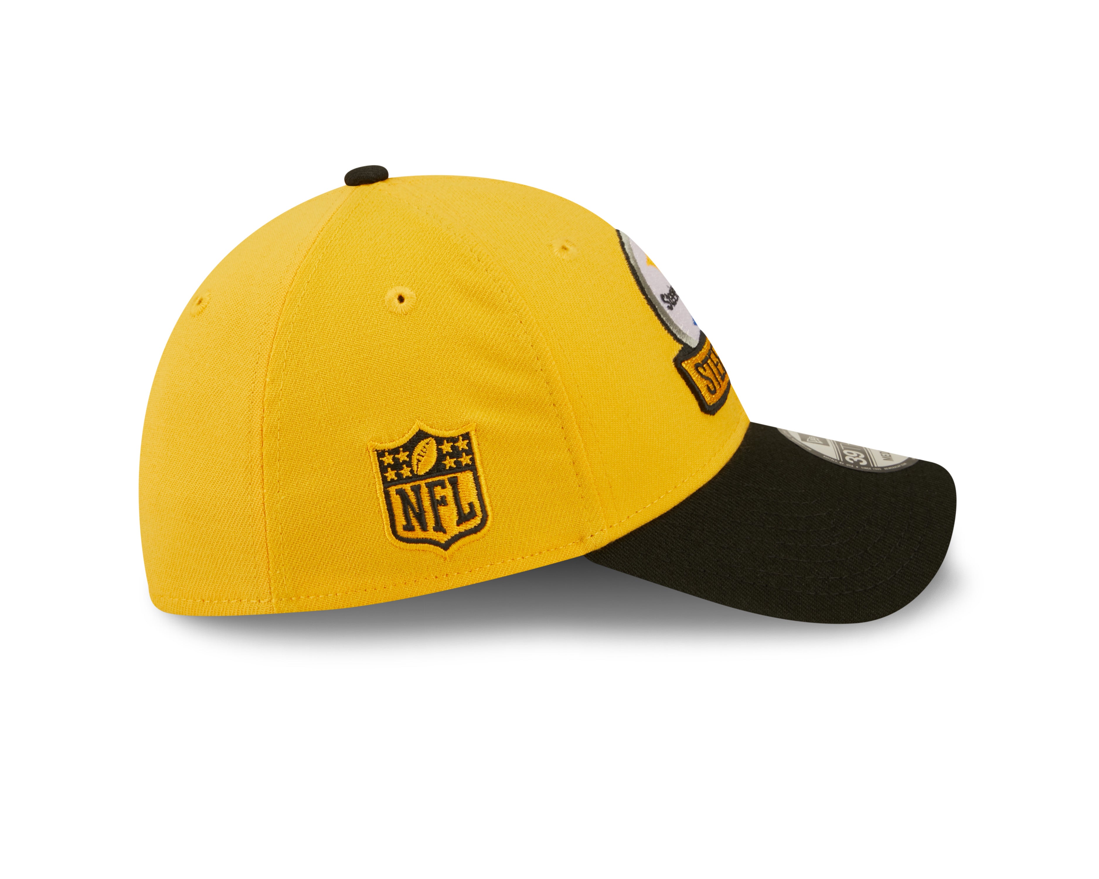 Pittsburgh Steelers NFL Sideline 2022 39THIRTY Stretch Fit Cap - Yellow/Black - Headz Up 