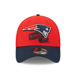 New England Patriots NFL Sideline 2022 39THIRTY Stretch Fit Cap - Red/Blue - Headz Up 
