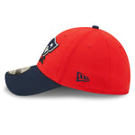 New England Patriots NFL Sideline 2022 39THIRTY Stretch Fit Cap - Red/Blue - Headz Up 