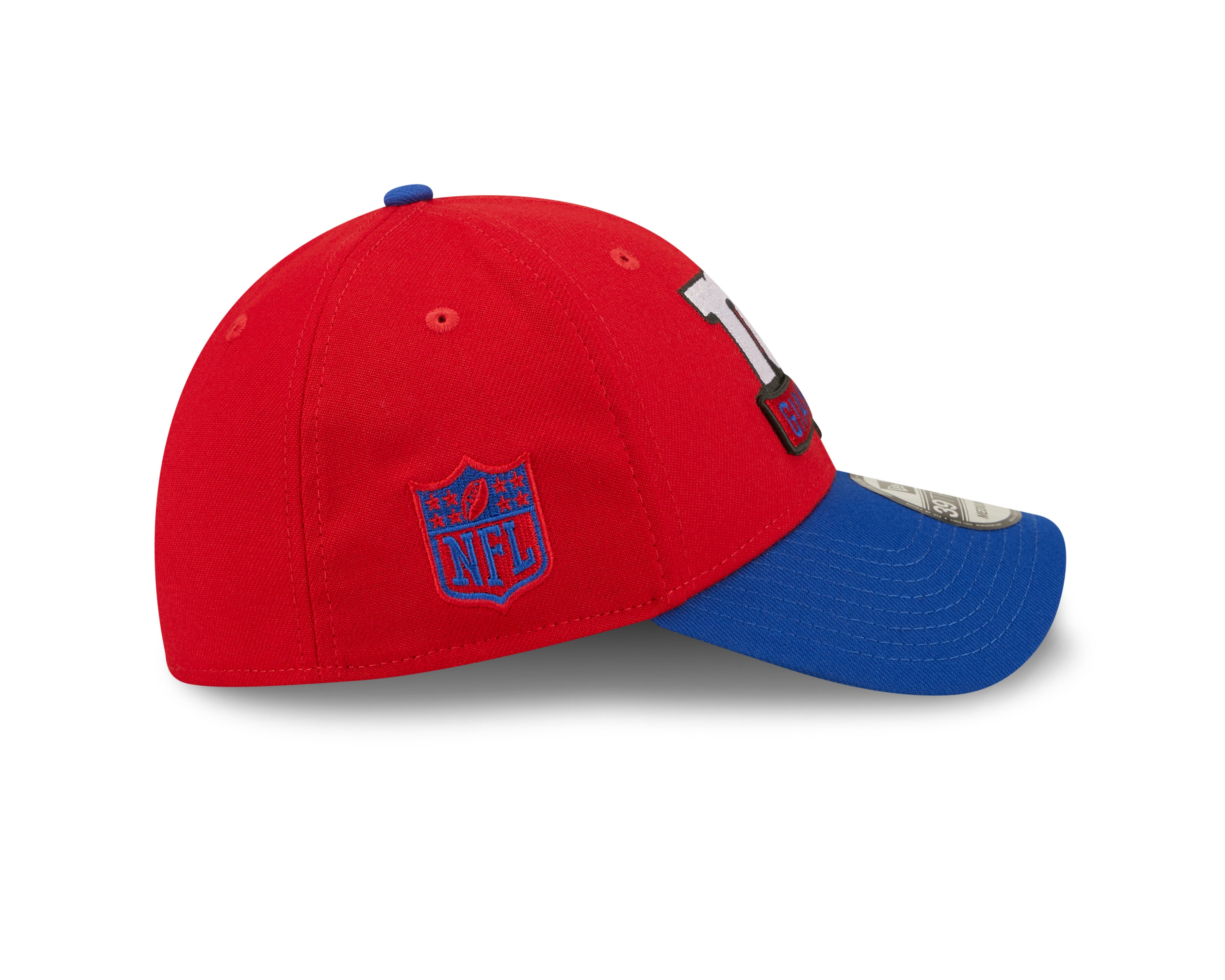 New York Giants NFL Sideline 2022 39THIRTY Stretch Fit Cap - Red/Blue - Headz Up 