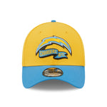 Los Angeles Chargers NFL Sideline 2022 39THIRTY Stretch Fit Cap - Yellow/Blue - Headz Up 