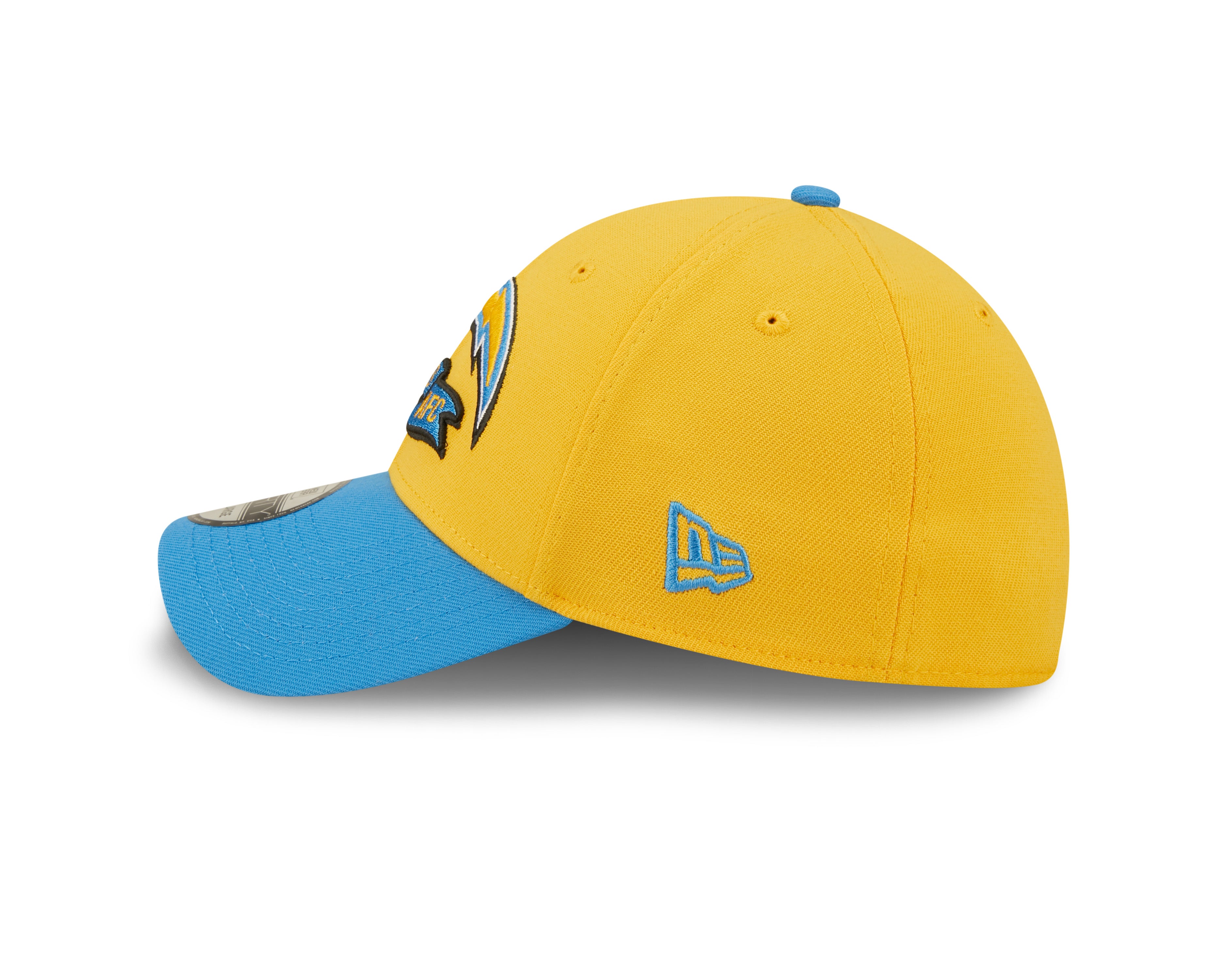 Los Angeles Chargers NFL Sideline 2022 39THIRTY Stretch Fit Cap - Yellow/Blue - Headz Up 