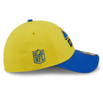 Los Angeles Rams NFL Sideline 2022 39THIRTY Stretch Fit Cap - Yellow/Blue - Headz Up 
