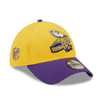 Minnesota Vikings NFL Sideline 2022 39THIRTY Stretch Fit Cap - Yellow/Purple - Headz Up 