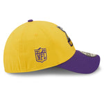 Minnesota Vikings NFL Sideline 2022 39THIRTY Stretch Fit Cap - Yellow/Purple - Headz Up 