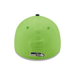 Seattle Seahawks NFL Sideline 2022 39THIRTY Stretch Fit Cap - Green/Blue - Headz Up 