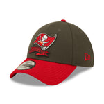 Tampa Bay Buccaneers NFL Sideline 2022 39THIRTY Stretch Fit Cap - Dark Grey/Red - Headz Up 
