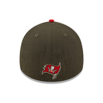 Tampa Bay Buccaneers NFL Sideline 2022 39THIRTY Stretch Fit Cap - Dark Grey/Red - Headz Up 