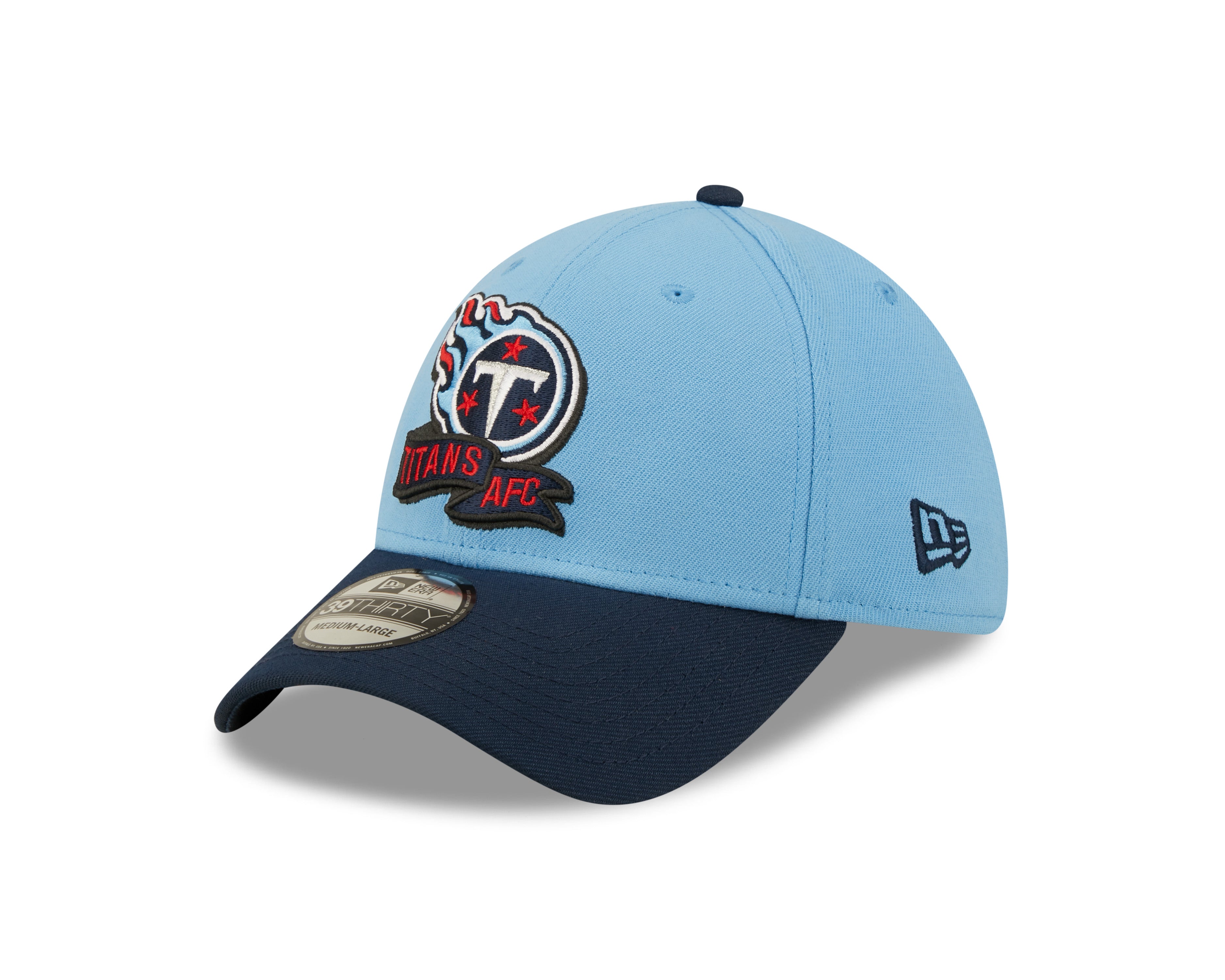 Tennessee Titans NFL Sideline 2022 39THIRTY Stretch Fit Cap - Blue - Headz Up 
