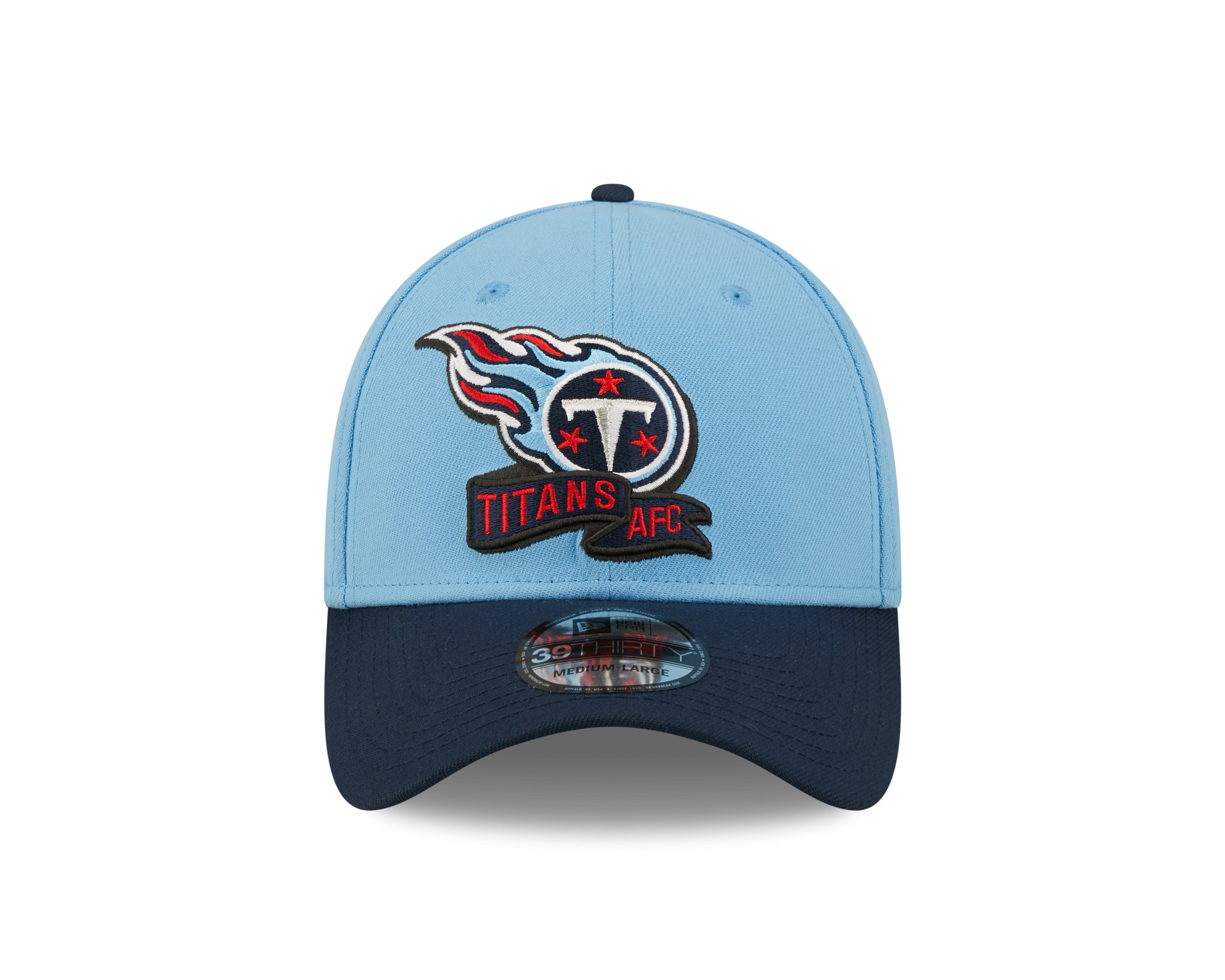 Tennessee Titans NFL Sideline 2022 39THIRTY Stretch Fit Cap - Blue - Headz Up 