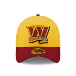 Washington Commanders NFL Sideline 2022 39THIRTY Stretch Fit Cap - Yellow/Maroon - Headz Up 