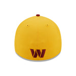 Washington Commanders NFL Sideline 2022 39THIRTY Stretch Fit Cap - Yellow/Maroon - Headz Up 