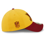 Washington Commanders NFL Sideline 2022 39THIRTY Stretch Fit Cap - Yellow/Maroon - Headz Up 