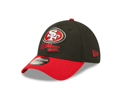 San Francisco 49ers NFL Sideline 2022 39THIRTY Stretch Fit Cap - Black/Red - Headz Up 