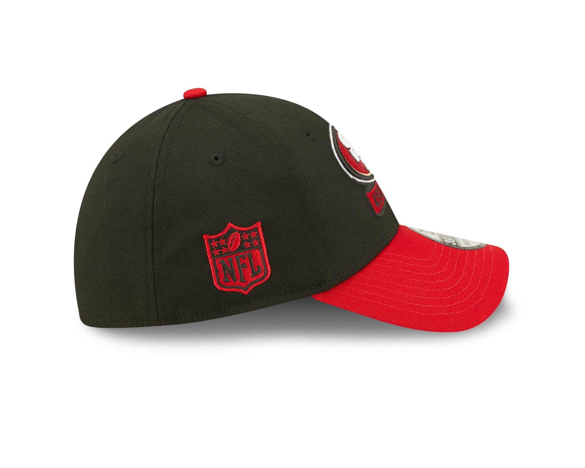 San Francisco 49ers NFL Sideline 2022 39THIRTY Stretch Fit Cap - Black/Red - Headz Up 