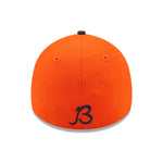 Chicago Bears NFL Sideline 2022 39THIRTY Stretch Fit Cap - Orange/Navy - Headz Up 
