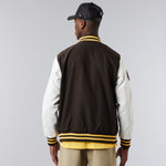New Era Heritage Varsity Jacket - Brown - Headz Up 