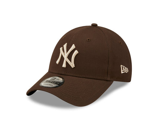 New York Yankees Cap 9Forty League Essentials - Brown/Stone - Headz Up 