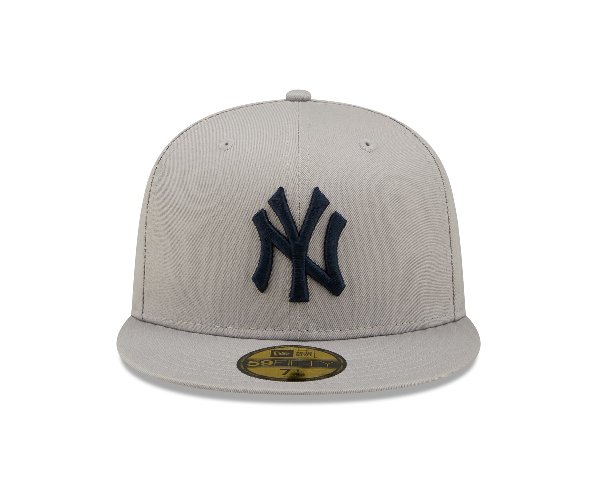 Side Patch 59Fifty Fitted Cap New York Yankees - Grey - Headz Up 