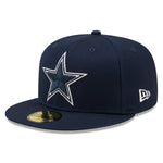 Side Patch 59Fifty Fitted Cap Dallas Cowboys - Navy - Headz Up 