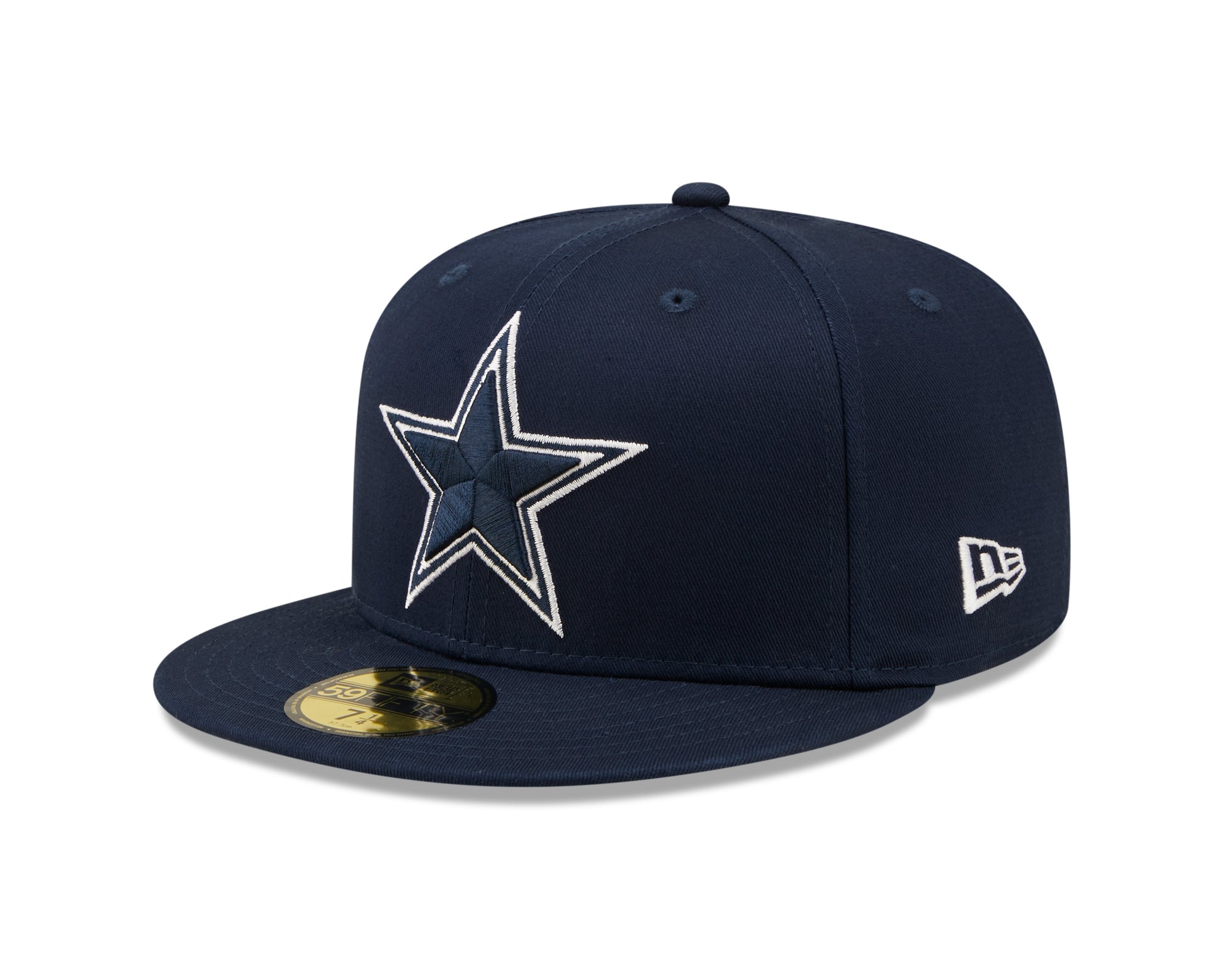 Side Patch 59Fifty Fitted Cap Dallas Cowboys - Navy - Headz Up 