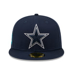 Side Patch 59Fifty Fitted Cap Dallas Cowboys - Navy - Headz Up 