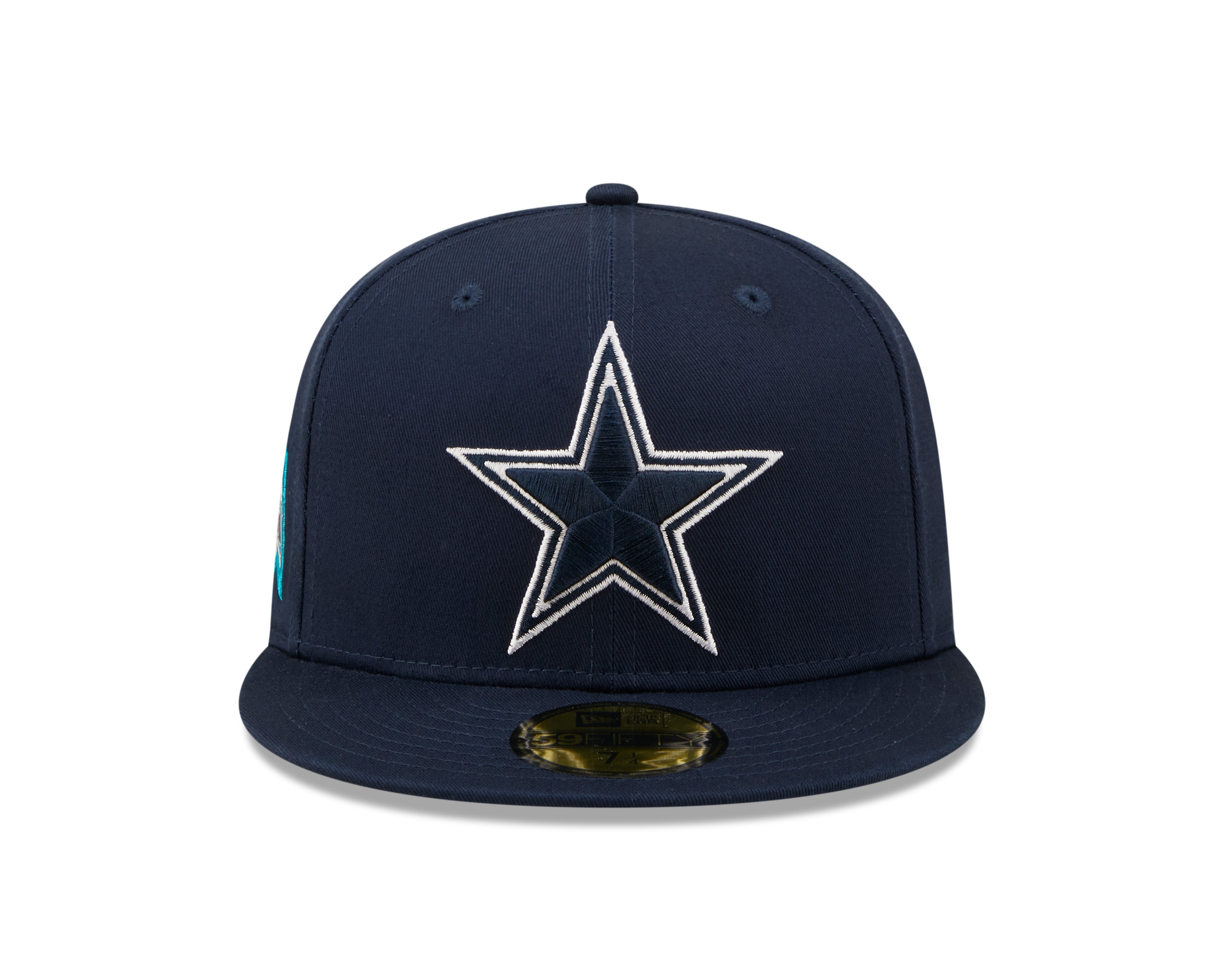 Side Patch 59Fifty Fitted Cap Dallas Cowboys - Navy - Headz Up 