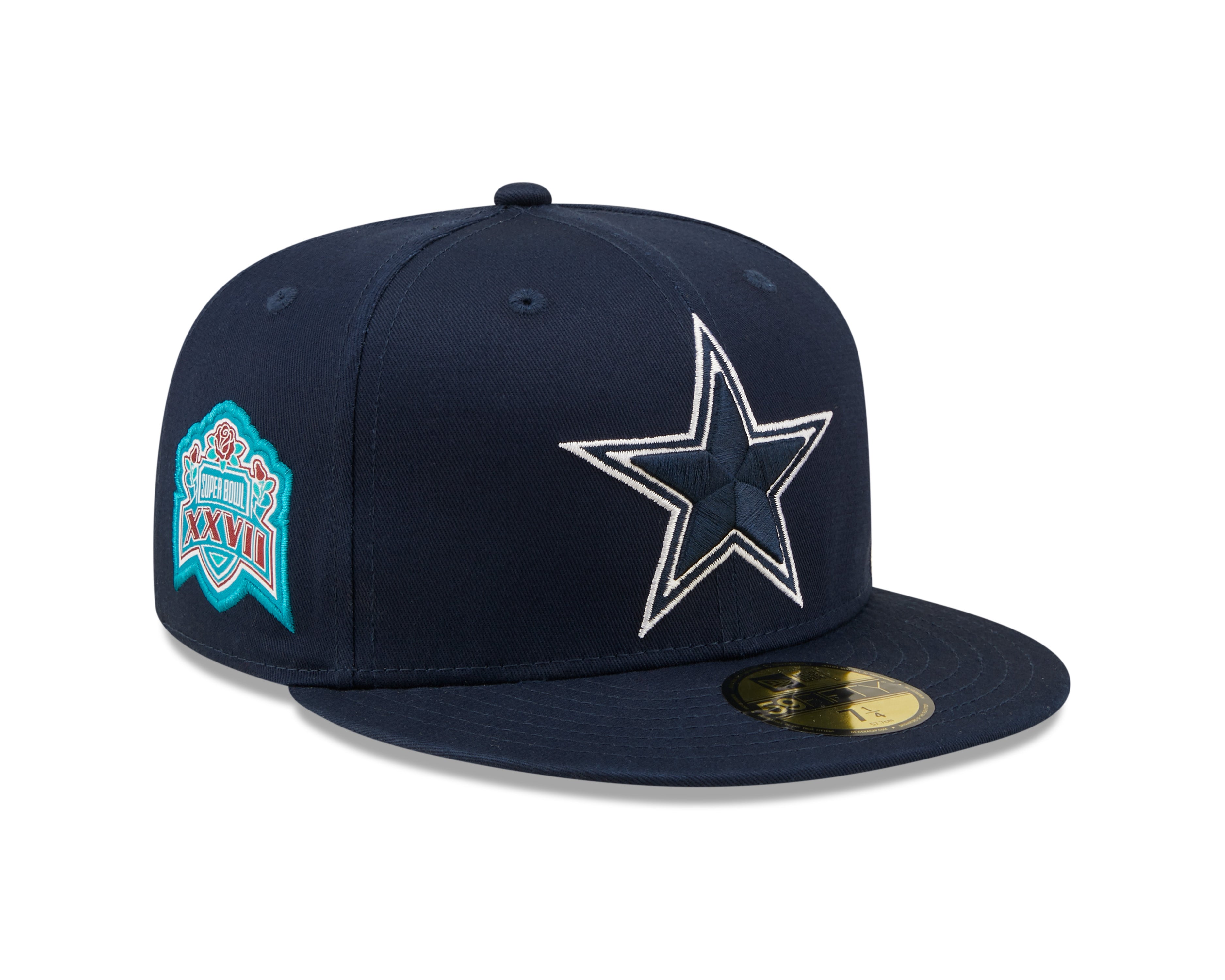 Side Patch 59Fifty Fitted Cap Dallas Cowboys - Navy - Headz Up 