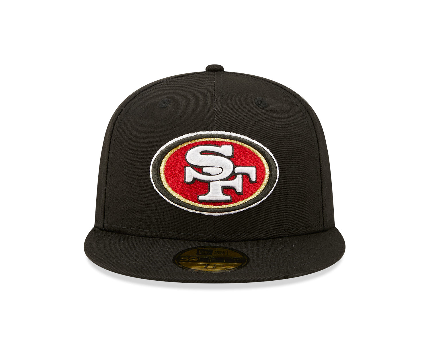 Side Patch 59Fifty Fitted Cap San Francisco 49'ers - Black - Headz Up 