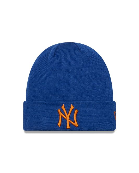 League Essentials Cuff Beanie New York Yankees - Blue/Rust - Headz Up 