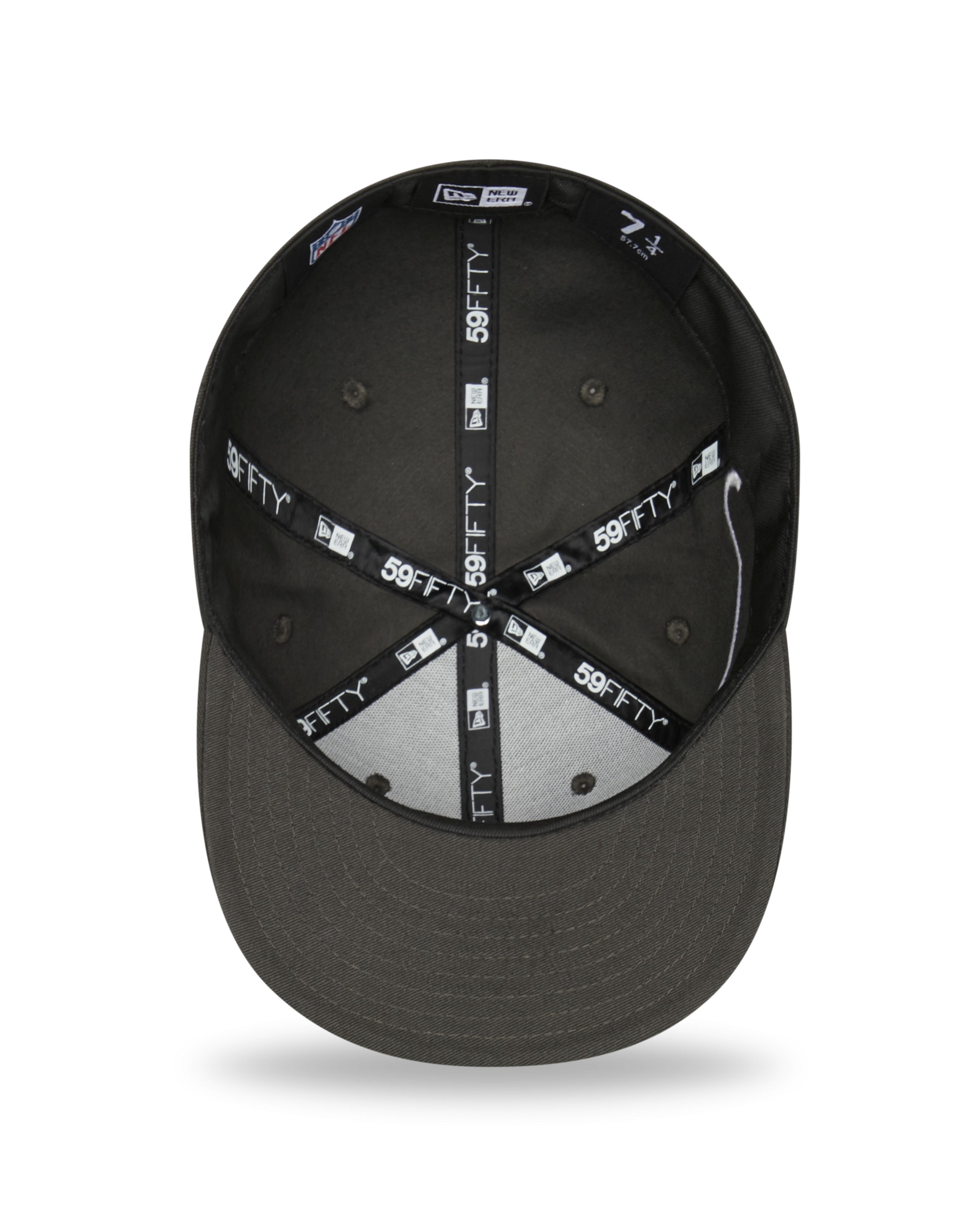 Side Patch 59Fifty Fitted Cap Tampa Bay Buccaneers - Dark Grey - Headz Up 