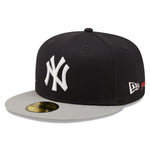 New York Yankees 59Fifty Fitted Team City Patch - Navy/Grey - Headz Up 