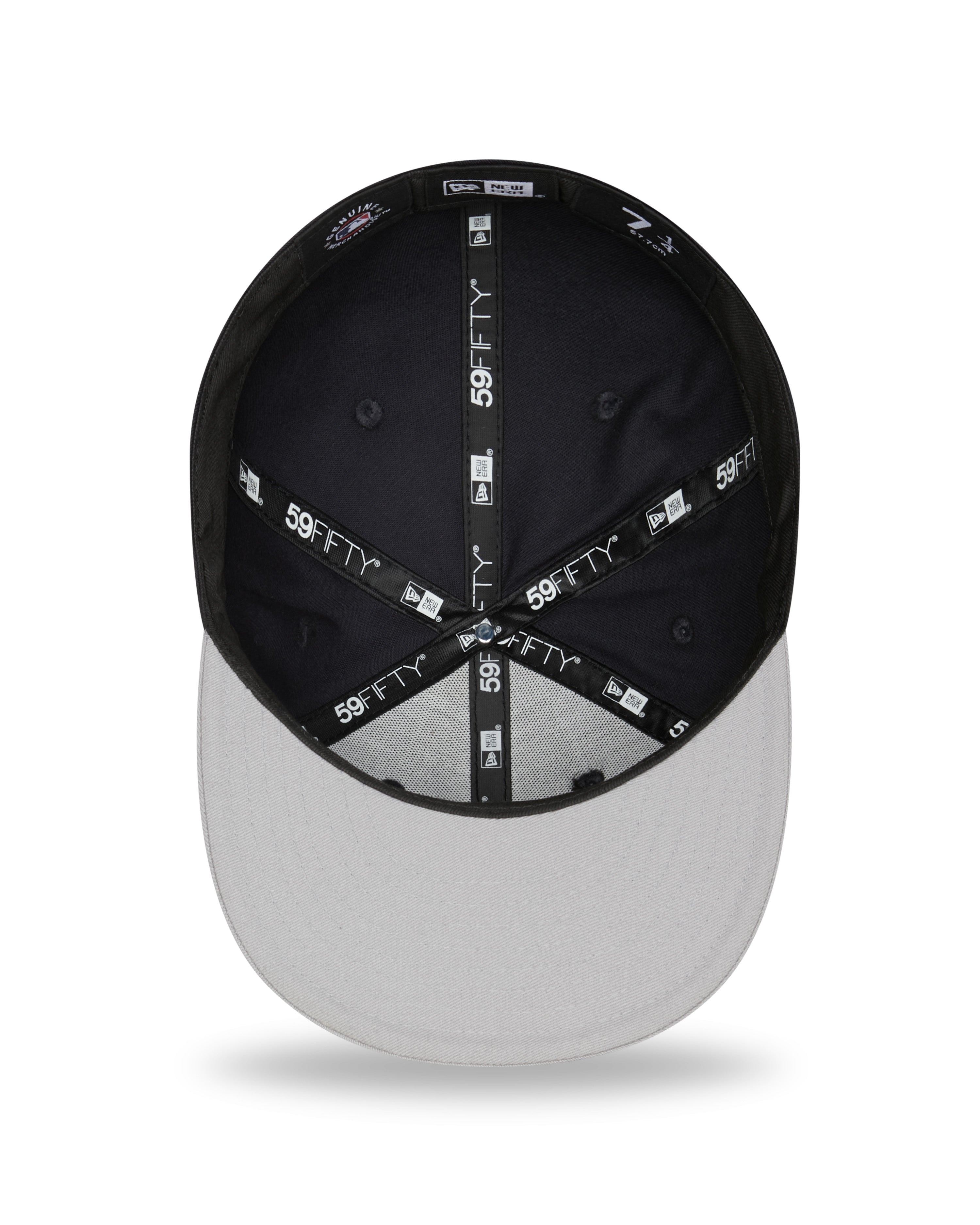 New York Yankees 59Fifty Fitted Team City Patch - Navy/Grey - Headz Up 