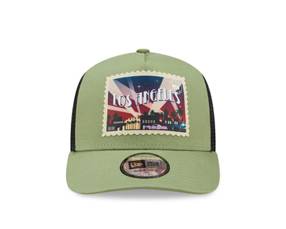 New Era Postcard Trucker Cap - Green - Headz Up 