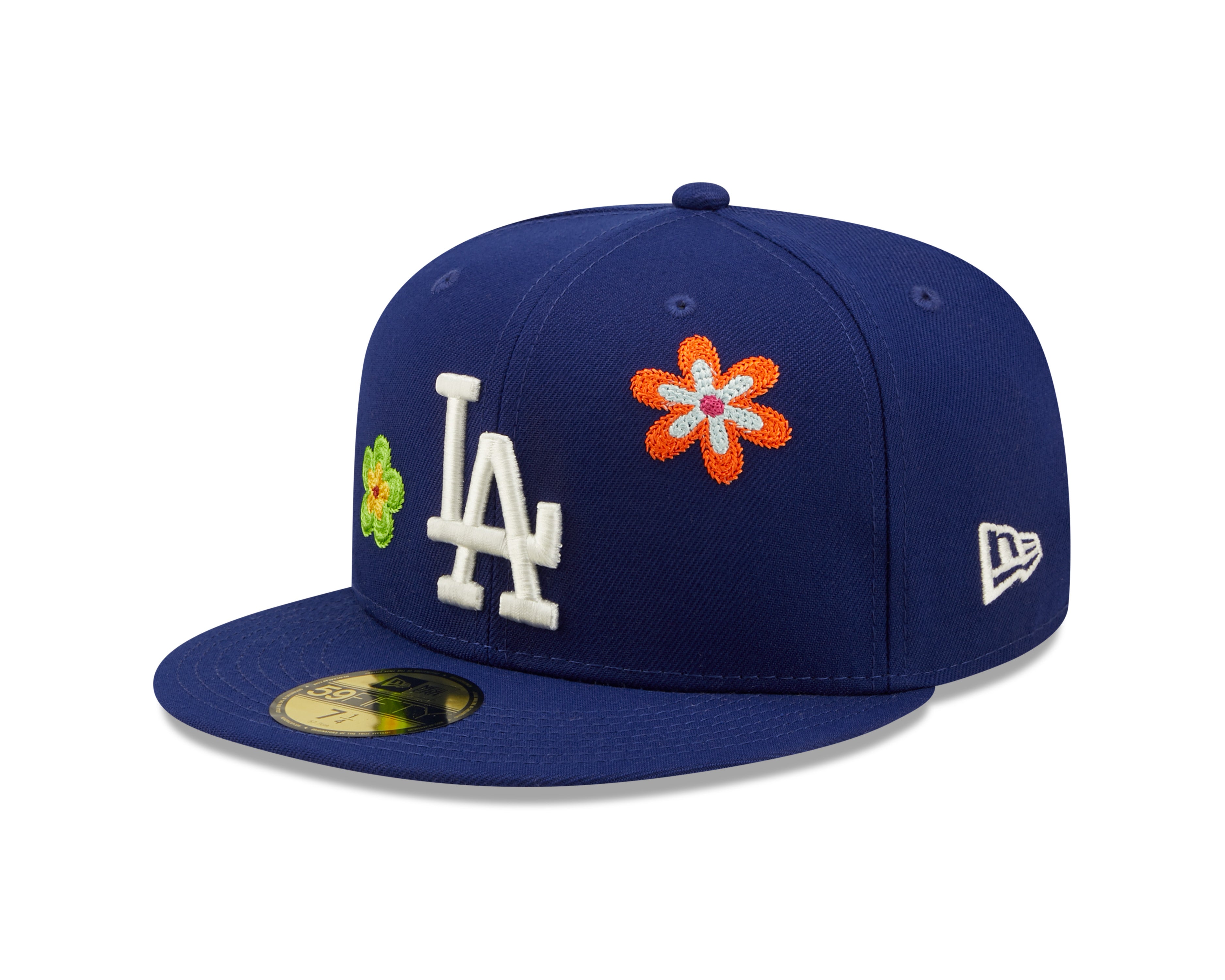 Los Angeles Dodgers 59fifty Fitted Cap MLB Floral - Blue - Headz Up 