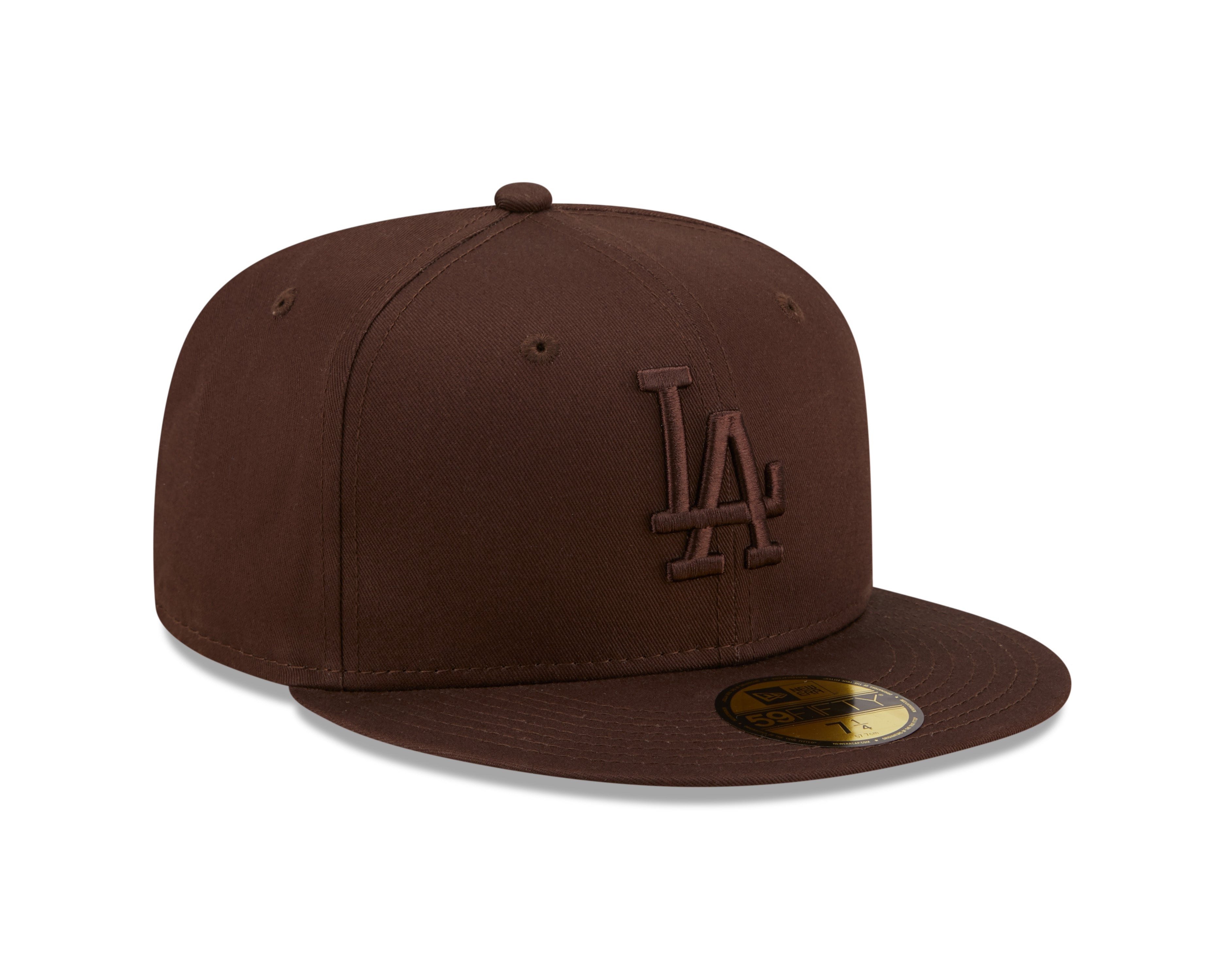 59Fifty Fitted Cap League Essential Los Angeles Dodgers - Brown Tonal - Headz Up 