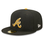 59Fifty Fitted Cap Atlanta Braves Tigerfill - Black - Headz Up 