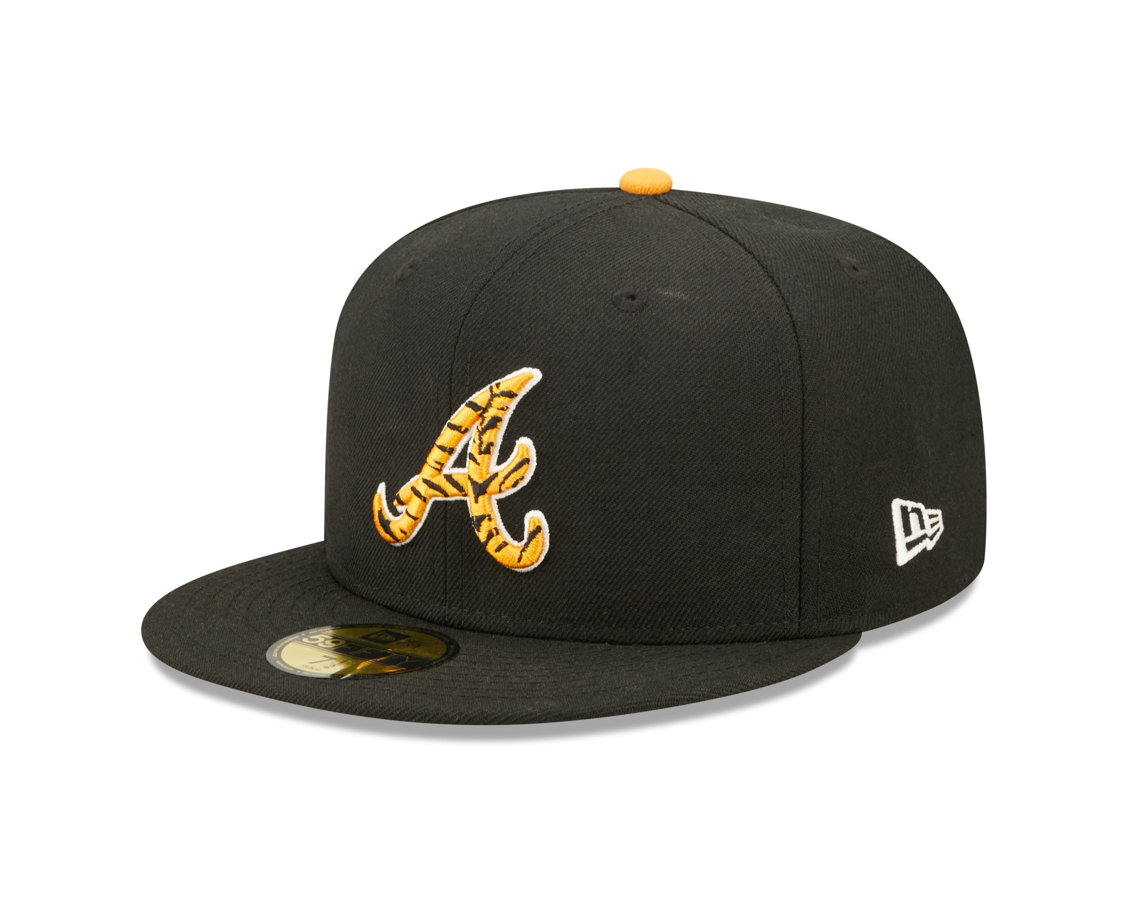 59Fifty Fitted Cap Atlanta Braves Tigerfill - Black - Headz Up 