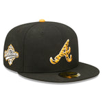 59Fifty Fitted Cap Atlanta Braves Tigerfill - Black - Headz Up 