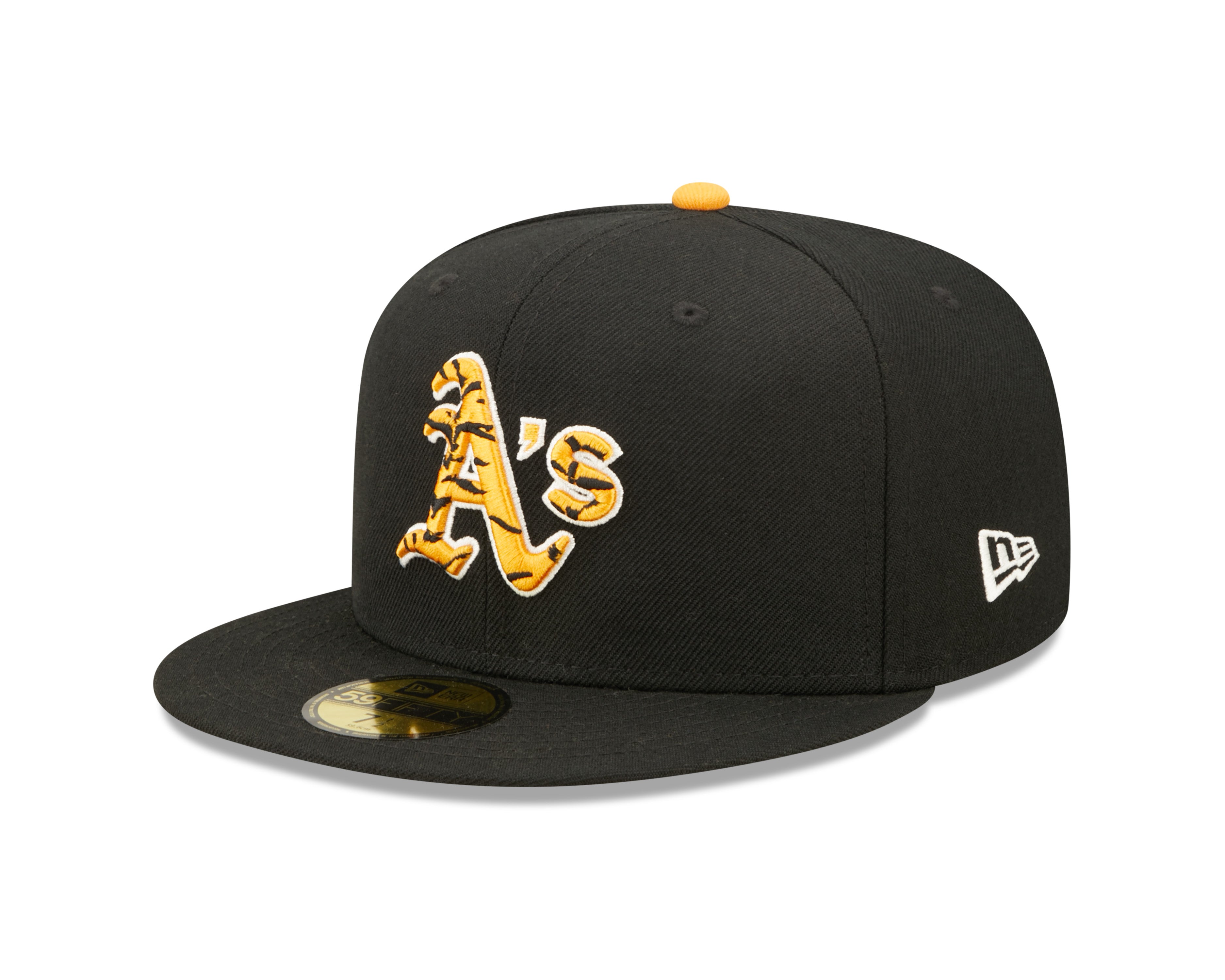 59Fifty Fitted Cap Oakland Athletics Tigerfill - Black - Headz Up 