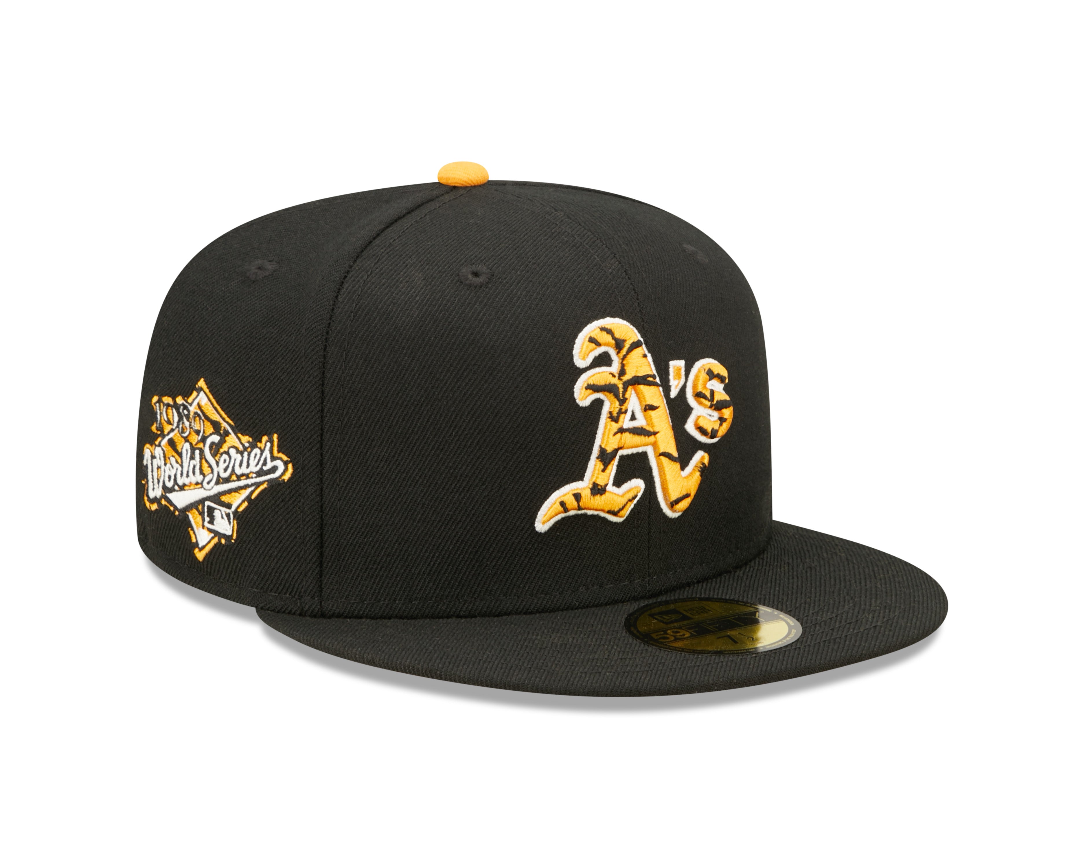59Fifty Fitted Cap Oakland Athletics Tigerfill - Black - Headz Up 