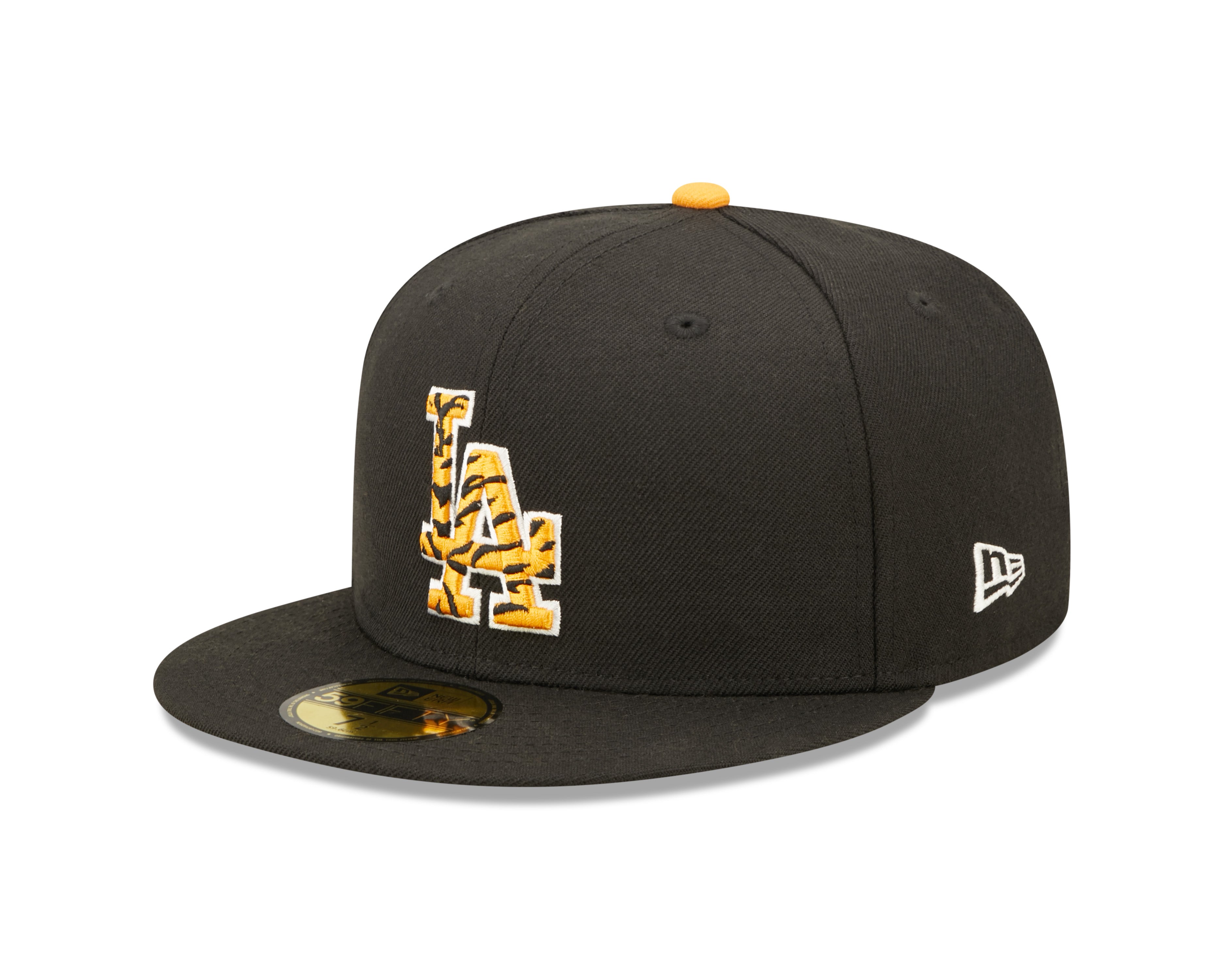 59Fifty Fitted Cap Los Angeles Dodgers Tigerfill - Black - Headz Up 