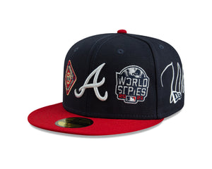 HISTORIC CHAMPS 59Fifty Fitted Cap Atlanta Braves - Navy - Headz Up 