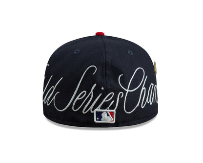 HISTORIC CHAMPS 59Fifty Fitted Cap Atlanta Braves - Navy - Headz Up 