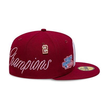HISTORIC CHAMPS 59Fifty Fitted Cap Philadelphia Phillies - Maroon - Headz Up 
